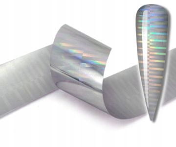 shumee FOLIJA ZA PRENOS 10x2,5 cm HOLOGRAFSKE ČAROVNE TRAKOVE