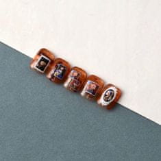 shumee 3D nalepke za nohte, samolepilne, konveksne, z vzorci, slika Mone Lise