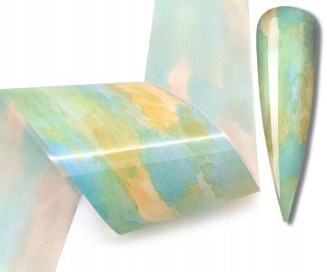 shumee FOLIJA ZA PRENOS NOHTOV 10cmx4cm AKVARELNA