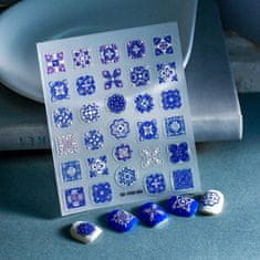 shumee 3D nalepke za nohte, samolepilne, konveksne, z vzorci MANDALA, PORCELAN