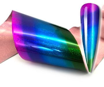 shumee FOLIJA ZA PRENOS NOHTOV 10cmx4cm MAVRIČNA HOLO