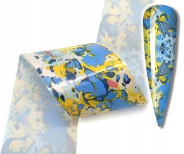 shumee FOLIJA ZA PRENOS NOHTOV 10cmx4cm AKVARELNA