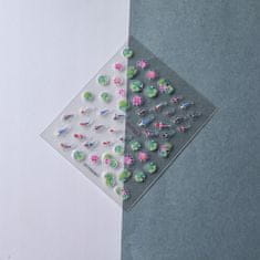 shumee 3D nalepke za nohte s samolepilnimi konveksnimi vzorci RIBE, KOI KRAP