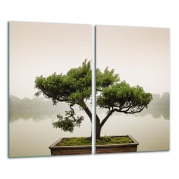 shumee Steklena deska 2x 30x52 pokrajina