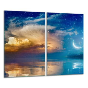 shumee Steklena deska 2x 30x52 pokrajina