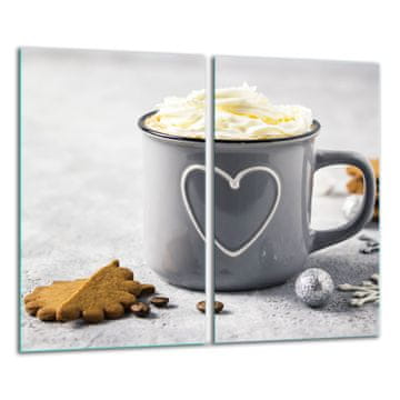 shumee Steklena deska 2x 30x52 srce