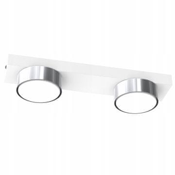 moonlight STROPNA SVETILKA LED LOFT GX53 BELA KROMIRANA POLIRANA MODERNA SVETILKA