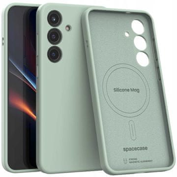 shumee Silikonski magnetni magnet za Galaxy S25 mint