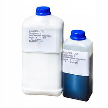 shumee Poliuretanska livna smola za ulivanje prototipov GussPUR-75D 2 kg