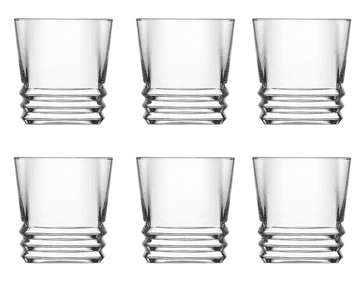 shumee Komplet 6 kozarcev za viski 315 ml Elegan LAV