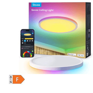Govee 12INCH RGBWW + RGBIC pametna okrogla stropna svetilka