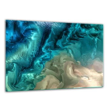 shumee Steklena sekalna ploa je bila kaljena 30x22 marmor