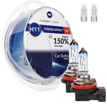 shumee ŽARNICE MARBA LIGHT STRONG EFFECT H11 55W 12V W5W