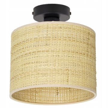 moonlight STROPNA SVETILKA, PLAFON, SEBUNAR, BOHO RATAN, E27, 20 CM, LED, POLJSKA
