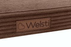 shumee Welsti vzmetnica za pasjo posteljo rjava velvet L 100x70 wigofil