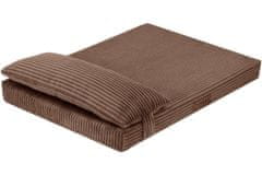 shumee Welsti vzmetnica za pasjo posteljo rjava velvet L 100x70 wigofil