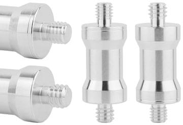 shumee Adapter, redukcijski tulec za stativ 1/4"" na M6, aluminijast, za 39 mm stativ