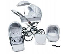 shumee Univerzalni dežnik za voziček z UV filtrom, LEN, svetlo roza, HIT