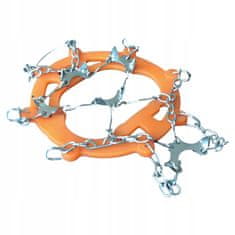 shumee Dereze za čevlje proti zdrsu 38-45, 8-konic, oranžne