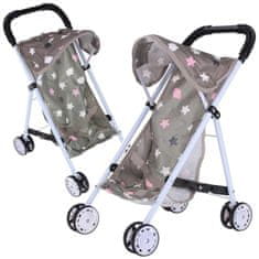 shumee Lahek zložljiv kovinski voziček za punčke