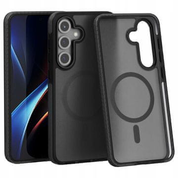 shumee SC Hybrid Fusion Mag Galaxy S25 črne barve