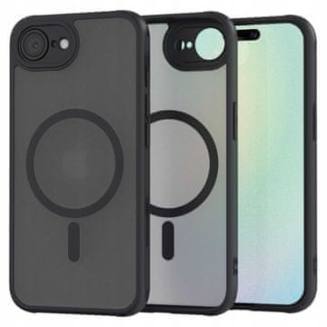 shumee SC Hybrid Mag iPhone 16E črne barve