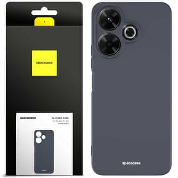 shumee Silikonski ovitek SC za Redmi 13 4G črne barve