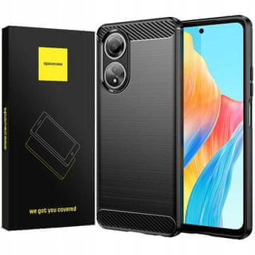 shumee SC Carbon Oppo A58 4G črne barve