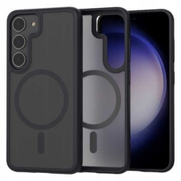 shumee SC Hybrid Mag Galaxy S23 črne barve