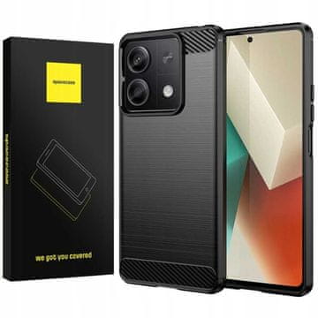 shumee SC Carbon Redmi Note 13 5G črne barve