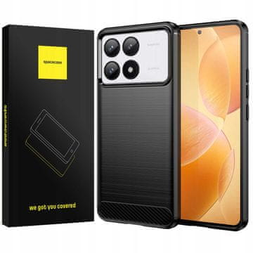 shumee SC Carbon Poco F6 Pro 5G črne barve