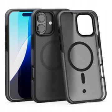 shumee SC Hybrid Fusion Mag iPhone 16 Plus črne barve