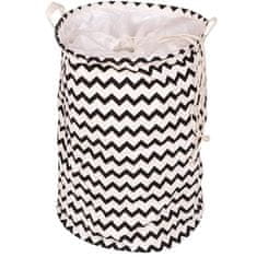 shumee Zložljiva košara za igrače, posoda za perilo, cikcak organizator 50 cm