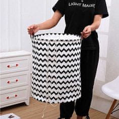 shumee Zložljiva košara za igrače, posoda za perilo, cikcak organizator 50 cm