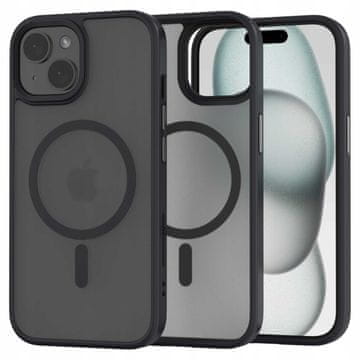 shumee SC Hybrid Mag iPhone 15 Plus črne barve