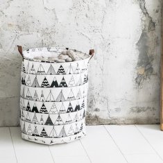 shumee Zložljiva košara za igrače, posoda za perilo, organizator za wigwam 45 cm