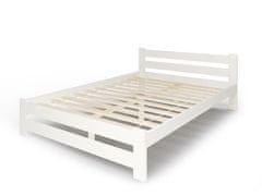 shumee Bela lesena postelja - 120x200 Arizona