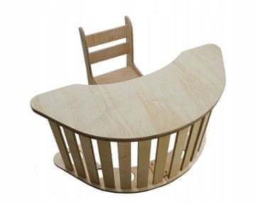 shumee Zgornja plošča iz vezanega lesa za gugalni stol, mizo ali mizo Montessori