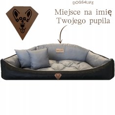 shumee Pasja postelja, kavč 115 x 95 Dogs4life prilagojeno ime psa