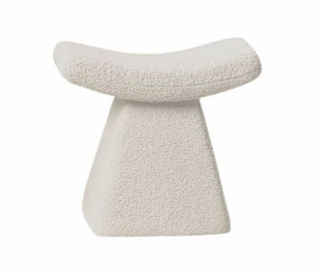 shumee MODEREN TABUČ IZ JAGNJETINE PROFILIRANI SEDEŽ NASLON ZA NOGE SEDEŽ BLATUKA