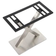 STEMA Dvojno podnožje mize SH-3007-1/S, brušeno, višina 72,5 cm