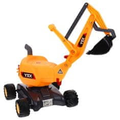 shumee Rotacijski bager na kolesih, premična žlica za vožnjo