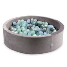 shumee Suha žogica 400 kosov 110x30 Velvet lila: svetlo mint, svetlo modra, biserna, siva, prozorna, biserna