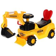 shumee Zvoki buldožerja z bagrom za otroke, ki se vozi na njem