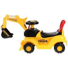 shumee Zvoki buldožerja z bagrom za otroke, ki se vozi na njem