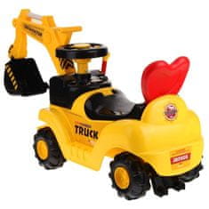 shumee Zvoki buldožerja z bagrom za otroke, ki se vozi na njem