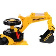 shumee Zvoki buldožerja z bagrom za otroke, ki se vozi na njem