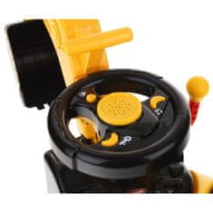 shumee Zvoki buldožerja z bagrom za otroke, ki se vozi na njem