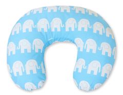 Bobono Blazina za dojenje v obliki fižola + snemljiva prevleka - Blue Elephant