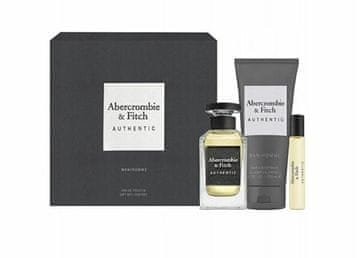 Abercrombie & Fitch Authentic Man - EDT 100 ml + gel za tuširanje 200 ml + EDT 15 ml